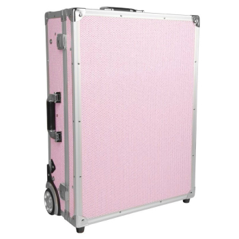 KUFER GLAMOUR 9606 RÓŻOWY ( PRZENOŚNE STANOWISKO)